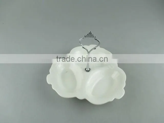 Stocked white beautiful display stand for fruitcandydaily use