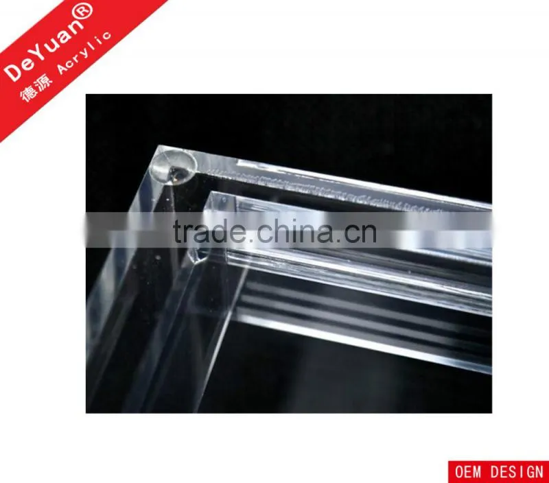 Top Grade Custom Transparent Acrylic Shoes Box With Drawer