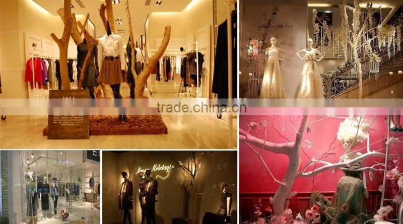 Window display tree for stores decoration