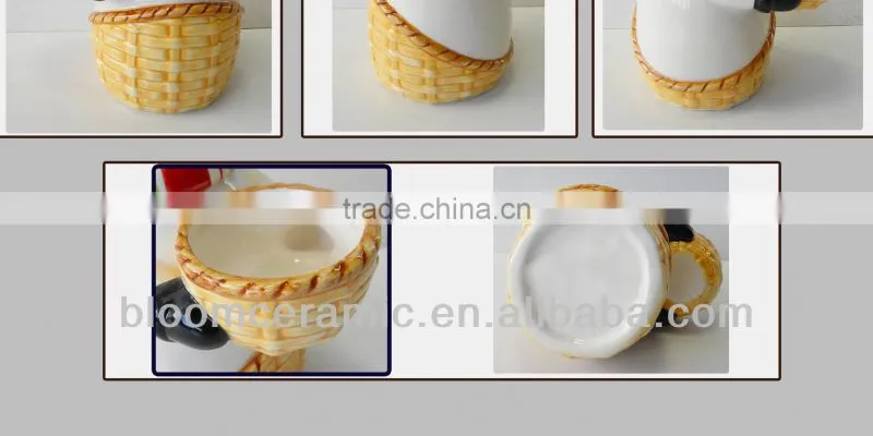 2014 Bloom ceramic christmas candle holders