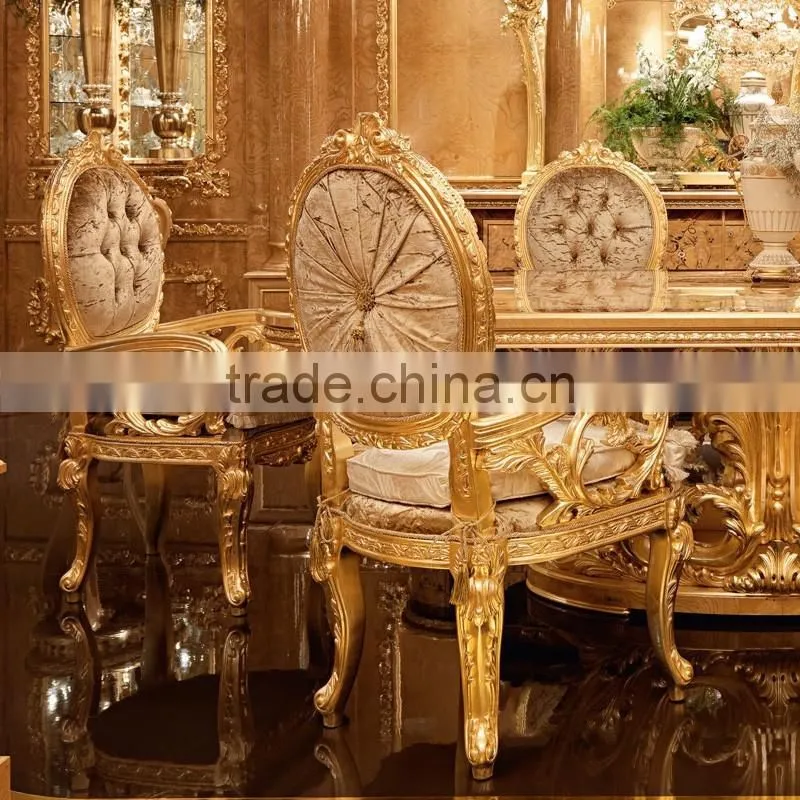 momodaLuxury French Louis XV baroque Buffet Sideboard Cabinet/ Antique dining room Cabinet With Mirror