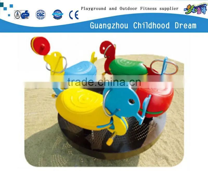 (HD-15606)Colorful animal design merry go round children revolving chair children toys animal playground equipment