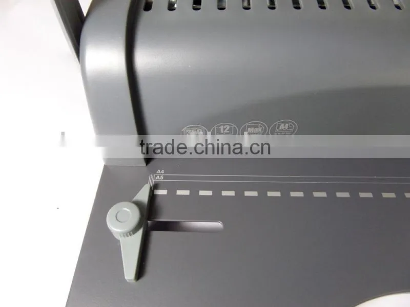 A4 multi functional manual book binding machine plastic spiral binding machine