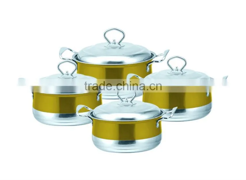 LYJSD 4sets Stainless Steel Cookware Set