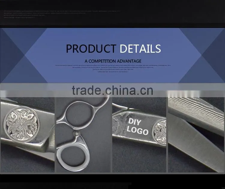 KC-65V JC160 Best Professional Damascus Steel Hair Scissors with high quality