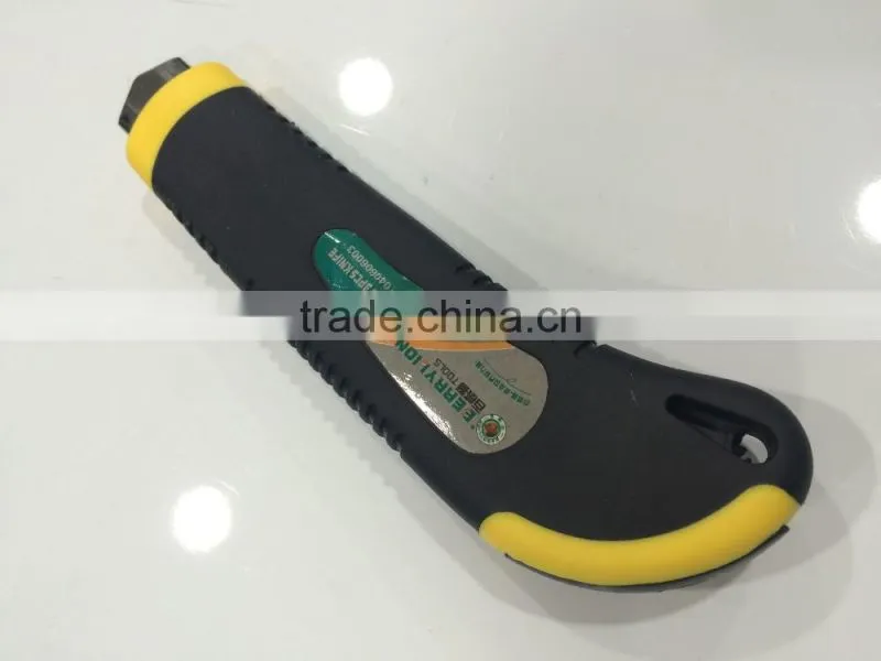 BERRYLION heavy duty knife with three blades with rubber coated