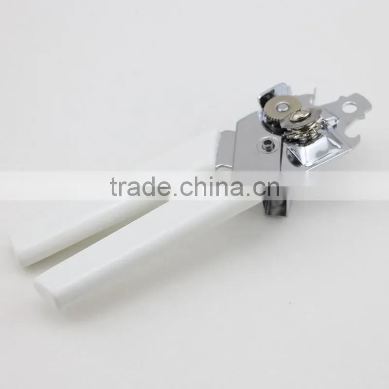 White Handle Nice Design Multifunction Manual Can Bottle Opener