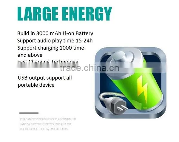 Bluetooth Speaker Dual Stereo Horn Power with Recharge Battery