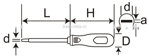 Phillips and Slotted Insulated Screwdriver