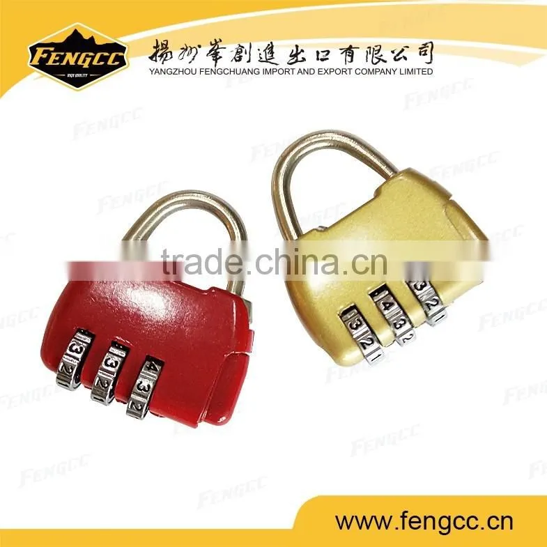 Custom TSA travel time password luggage lock / cabinet password lock