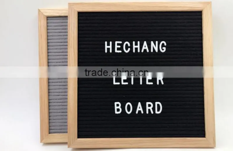 Custom Wooden Felt Menu Letter Board with Letters