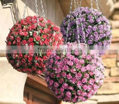 38CM Hot Decorative Artificial Topiary Grass Ball Boxwood Buxus Ball