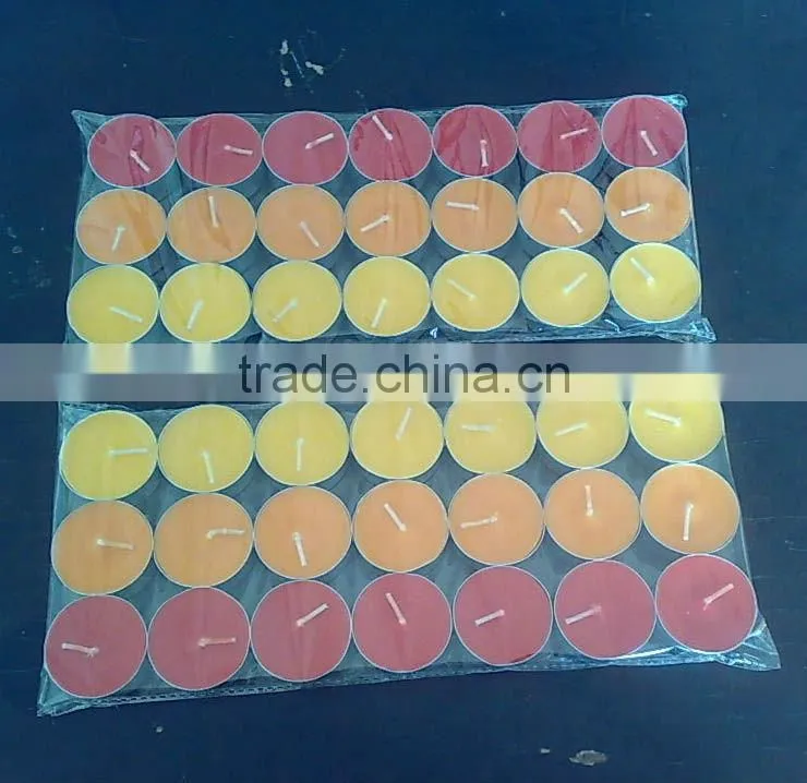 color tea light candle wholesale