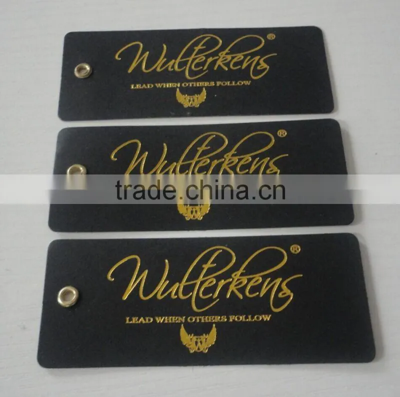2017 Factory direct wholesale custom hair extension paper hang tags