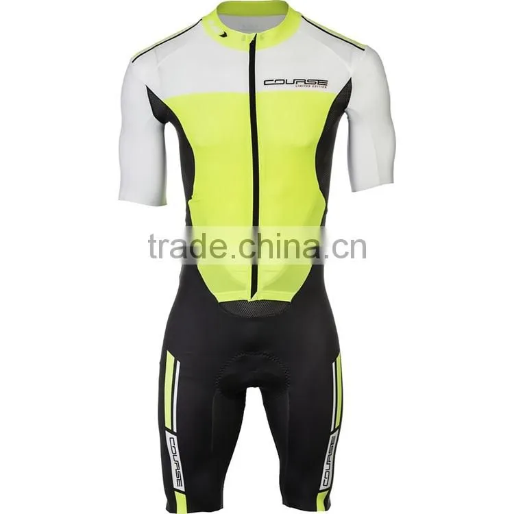 Professional Compression CYCLING speed Short Sleeve Road skating Skinsuit bicycle skate