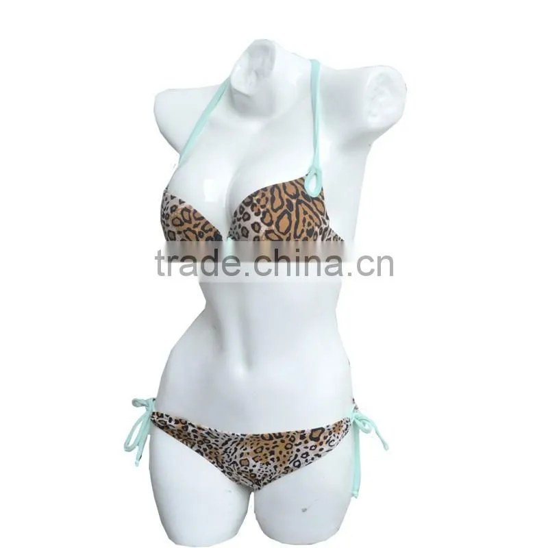 High quality brand triangle bikini swimwear halter straps on both sides swimsuit american flag swimsuit(L1305)