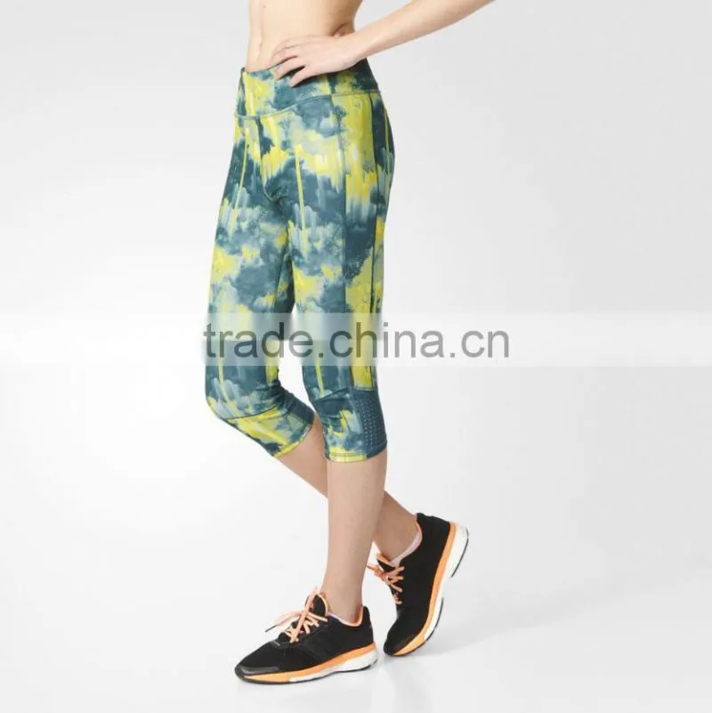Wholesale Womens Fitness Capris Best Printed Yoga Girls Tights Leggings