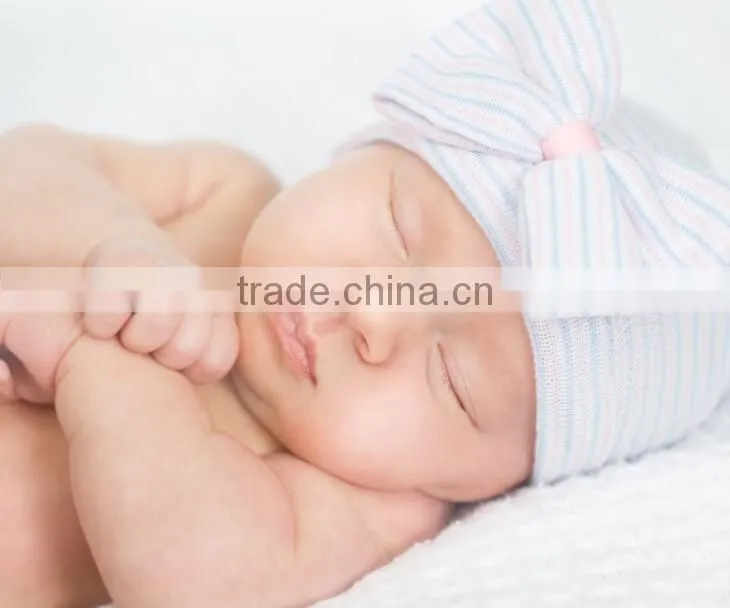 2016 new design soft touch knittng baby hat