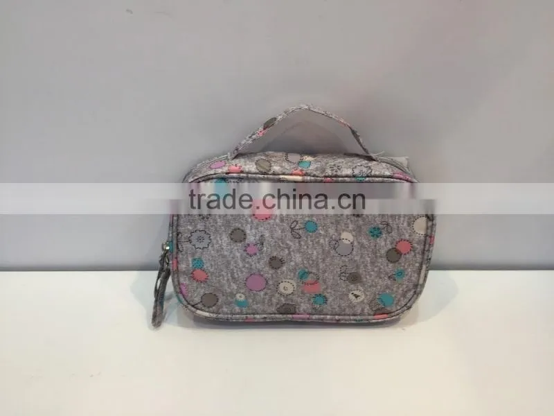 2017 hot sales wholesales custom travel hanging toiletry bag cosmetic organizer bag