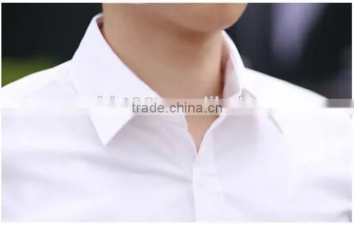fashion design long sleeve slim fit casual shirt for men