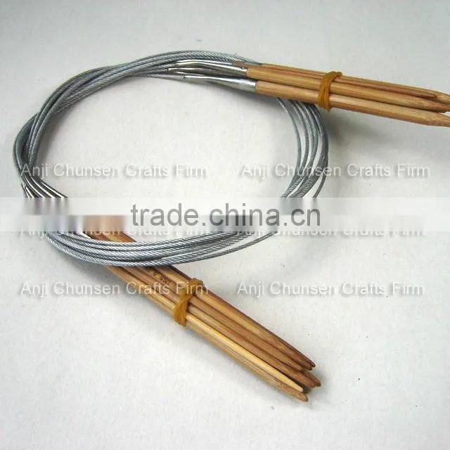 Latest bamboo and SS circular knitting needle