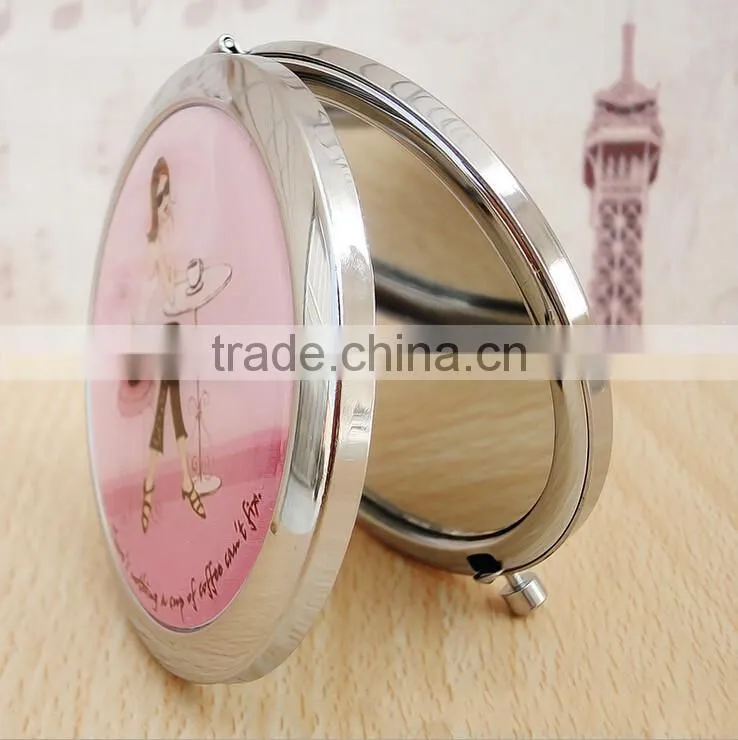 Double-sided Folding/Compact/Pocket/Make Up/Purse/Cosmetic Mirror