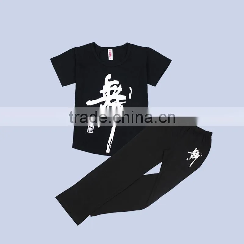 Boys Sportwear Dancewear Top Pant Sets Child Casual Loose Sportwear