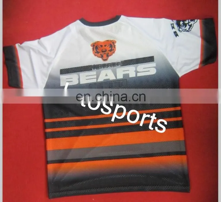 custom bear mesh jersey sublimation apparel shirt printing