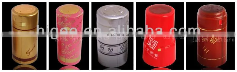 PVC heat shrinkable film Wine capsule,PVC Shrink Cap