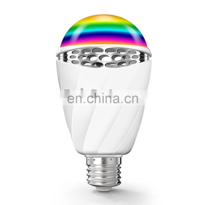 Smart Voice Bulb 3W LED Speech Recognize Bulb, Voice Control Lamp Color-changing Light in English Language E27 Base Holder