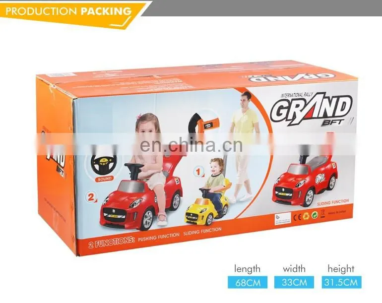 Newest cheap ride on electric car kids with push handle
