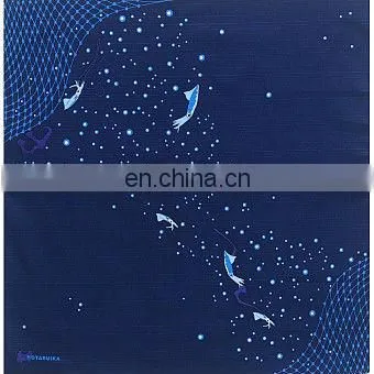high-quality wholesale 100% polyester Wrapping Cloth Furoshiki Japanese packaging cloth