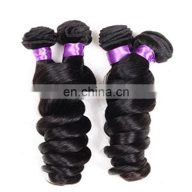 Hair weave in bulk natural hair extensions