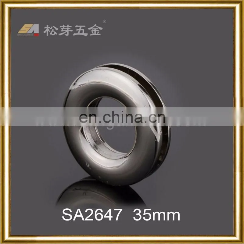 metal round eyelet for leather, round shape metal eyelet handbag, metal eyelets