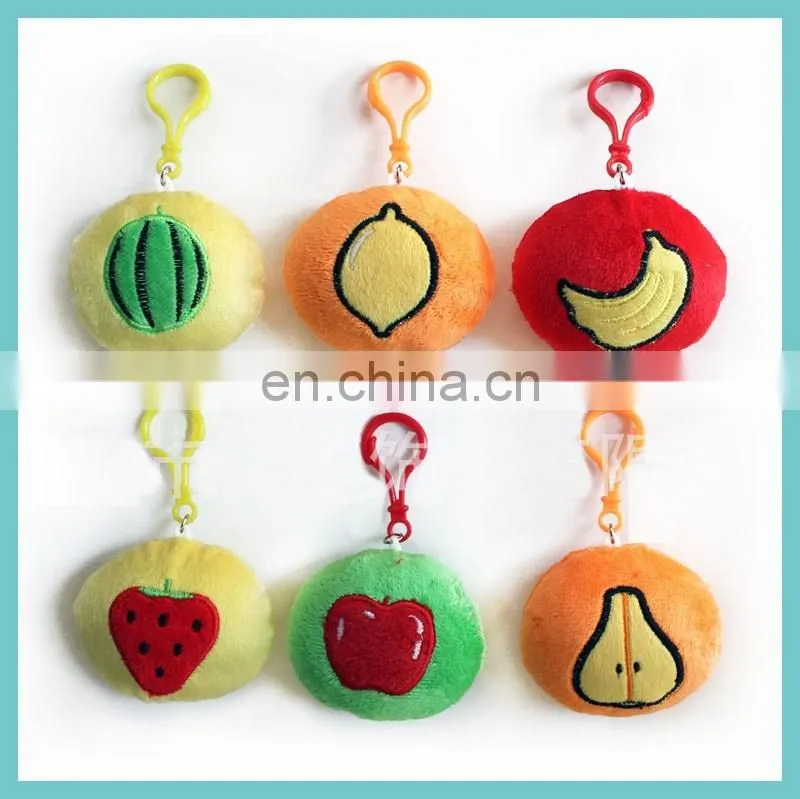 16 top selling embroidered plush emoji keychain