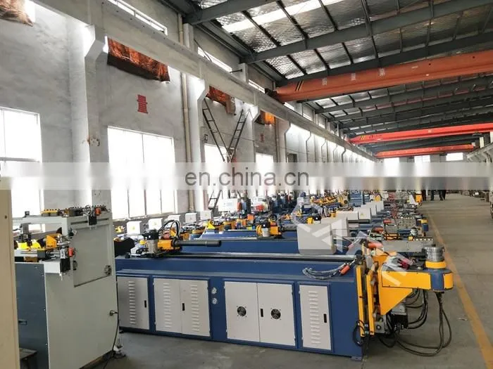 DW50NC Manual feeding hydraulic stainless steel pipe tube bending machine with mandrel ball