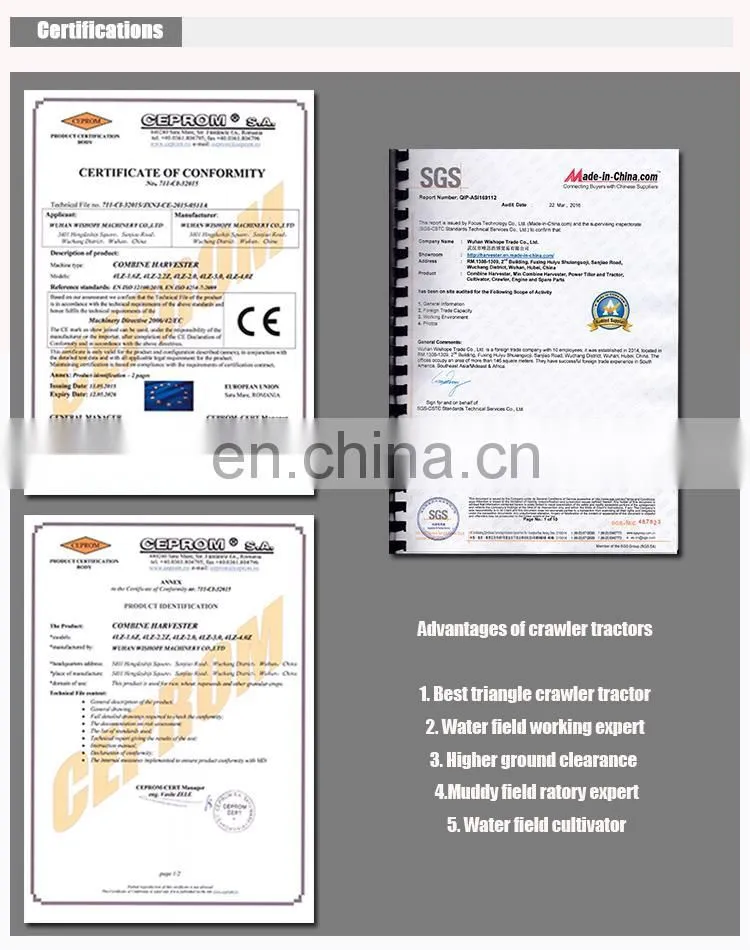 Chinese Manufacturers Crawler Tractor Machines