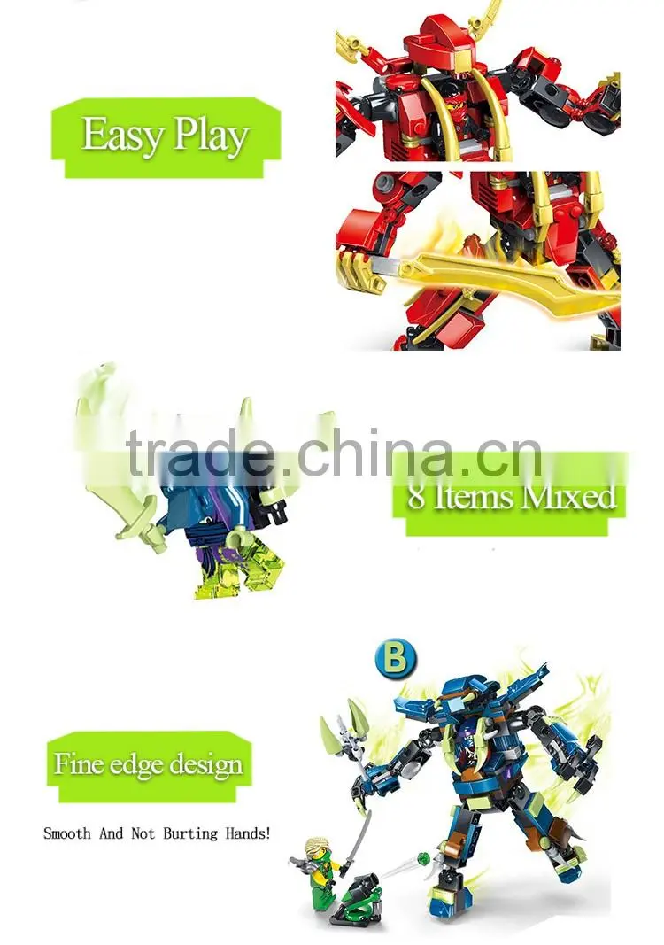 2016 new hot mecha blocks building blocks series robot