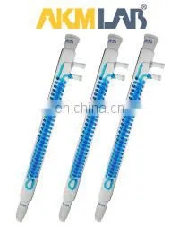 AKMLAB Borosilicate Glass Dimroth Condenser Reflux Condenser