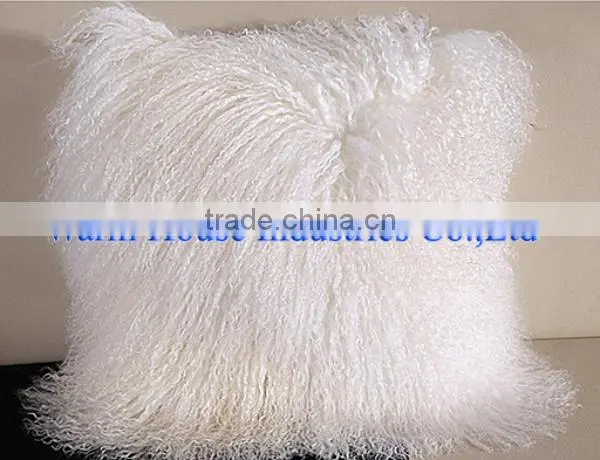Fashion Wholesale Lamb Skin Sofa Cushion