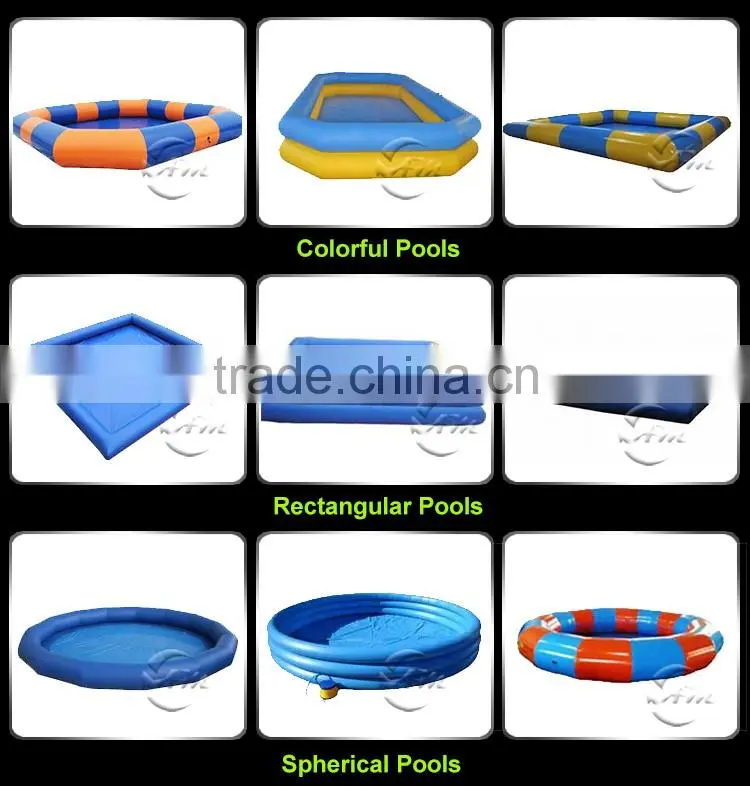Swimming pool inflatable pool obstacle inflatable pool covers for adut/kids