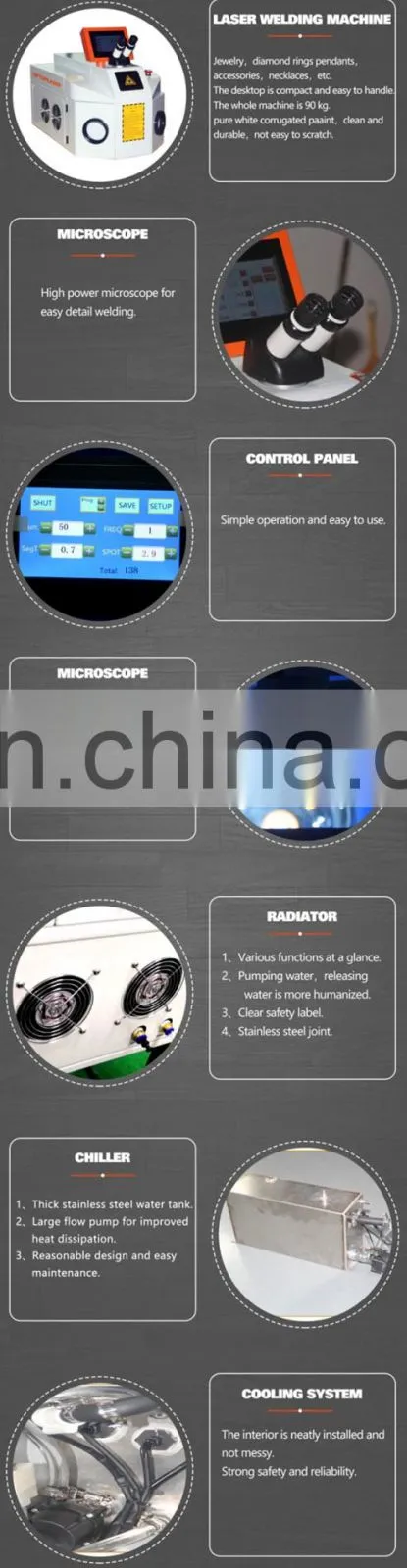 Low operating cost used jewelry laser welder for sale fiber laser welding machine