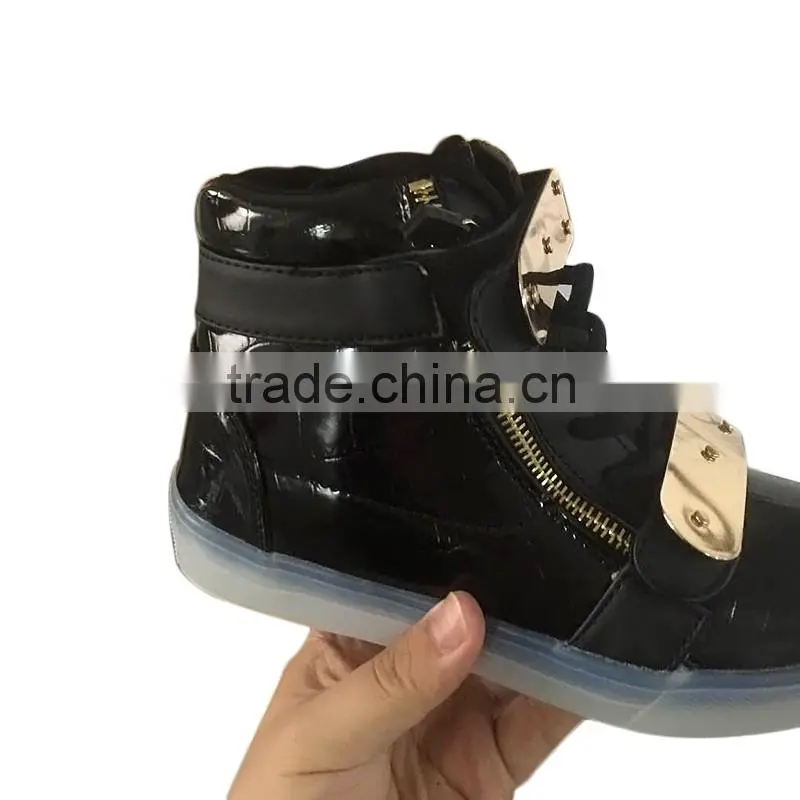 2016 LED shoes factory made high quality adults LED light up shoes