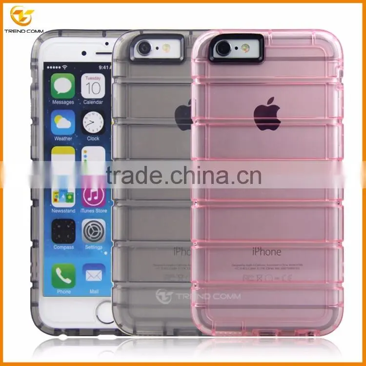 new premium shockproof transparent clear tpu case for iphone 6