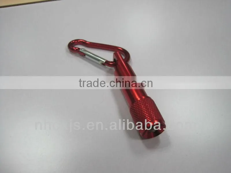 aluminium 1 led mini keychains flashlight for promotion gift