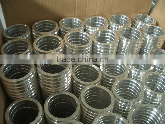 Aluminum and plastic hub centric wheel rim rings with various size and color