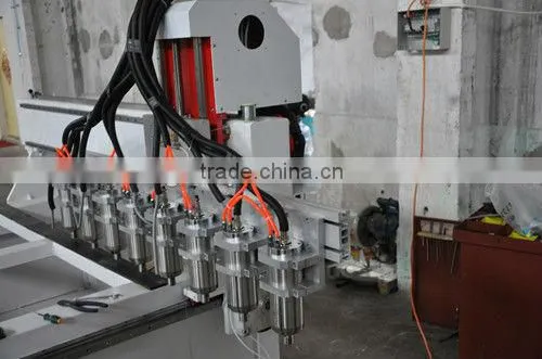 8 spindles plywood cutting cnc router /plywood engraving cnc router with 8 heads