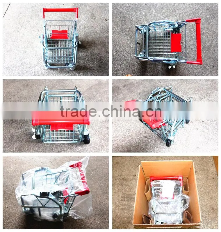 Excellent Quality Lostest Price Kids Folding Toy Shopping Cart& Trolley