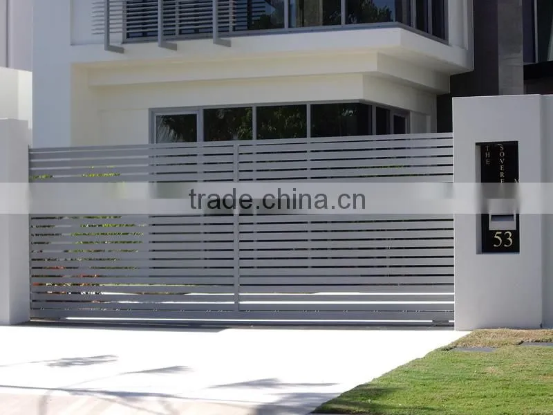Aluminium outdoor gate design