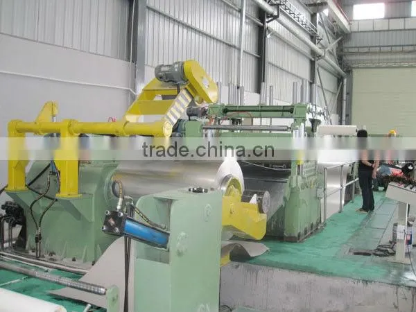 Metal sheet cut to length line